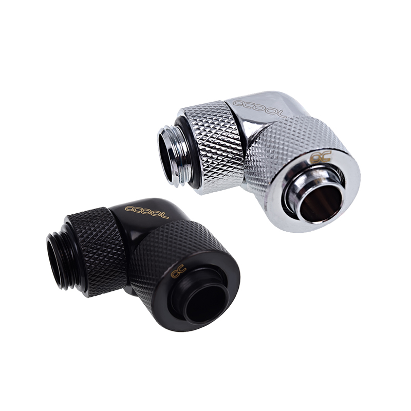 Compression Fitting Brass - Alphacool 13x10mm Compression Fitting 90° Rotatable