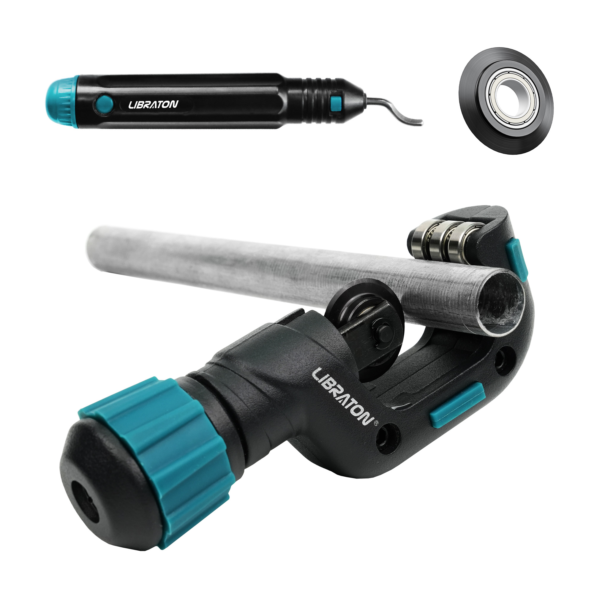 Pipe Cutter Ratchet - LIBRATON Pipe Cutter With Blade and