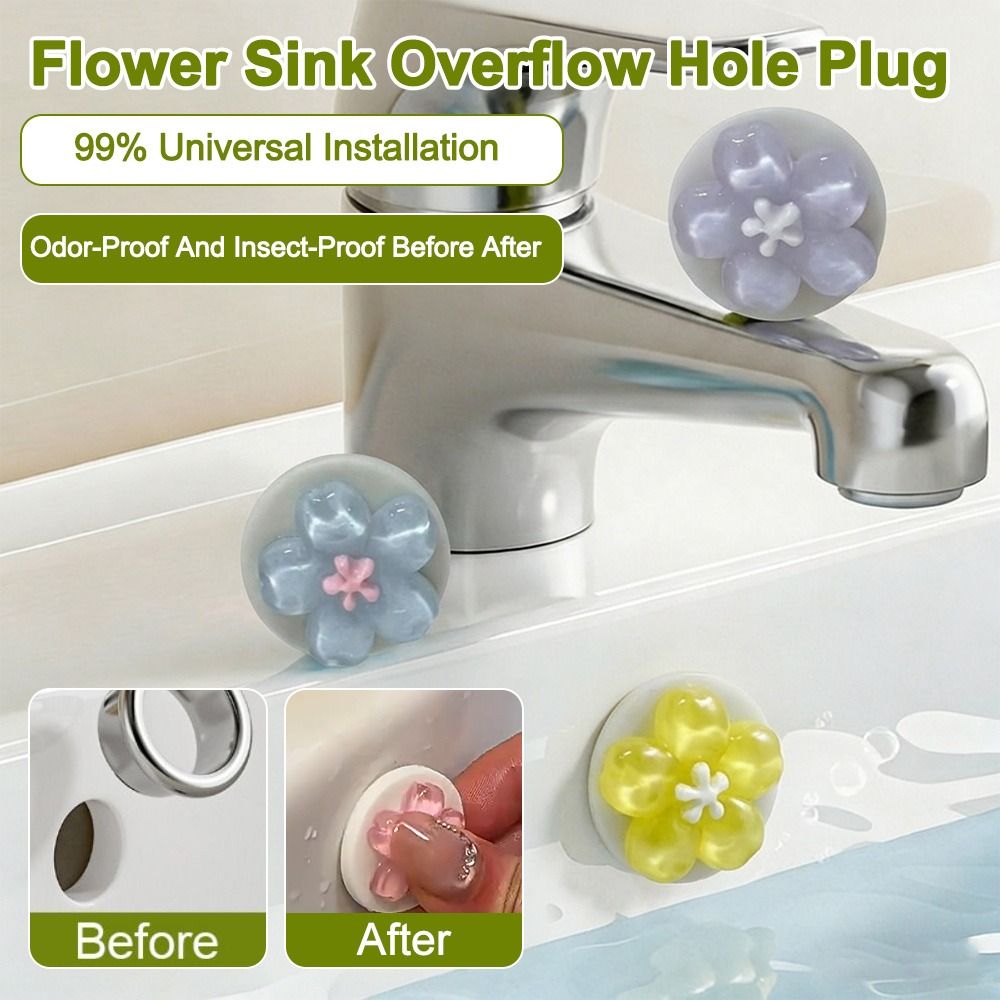 Overflow Pipe Clip - Anti-clogging Sewer Pipe Seal Ring Insect