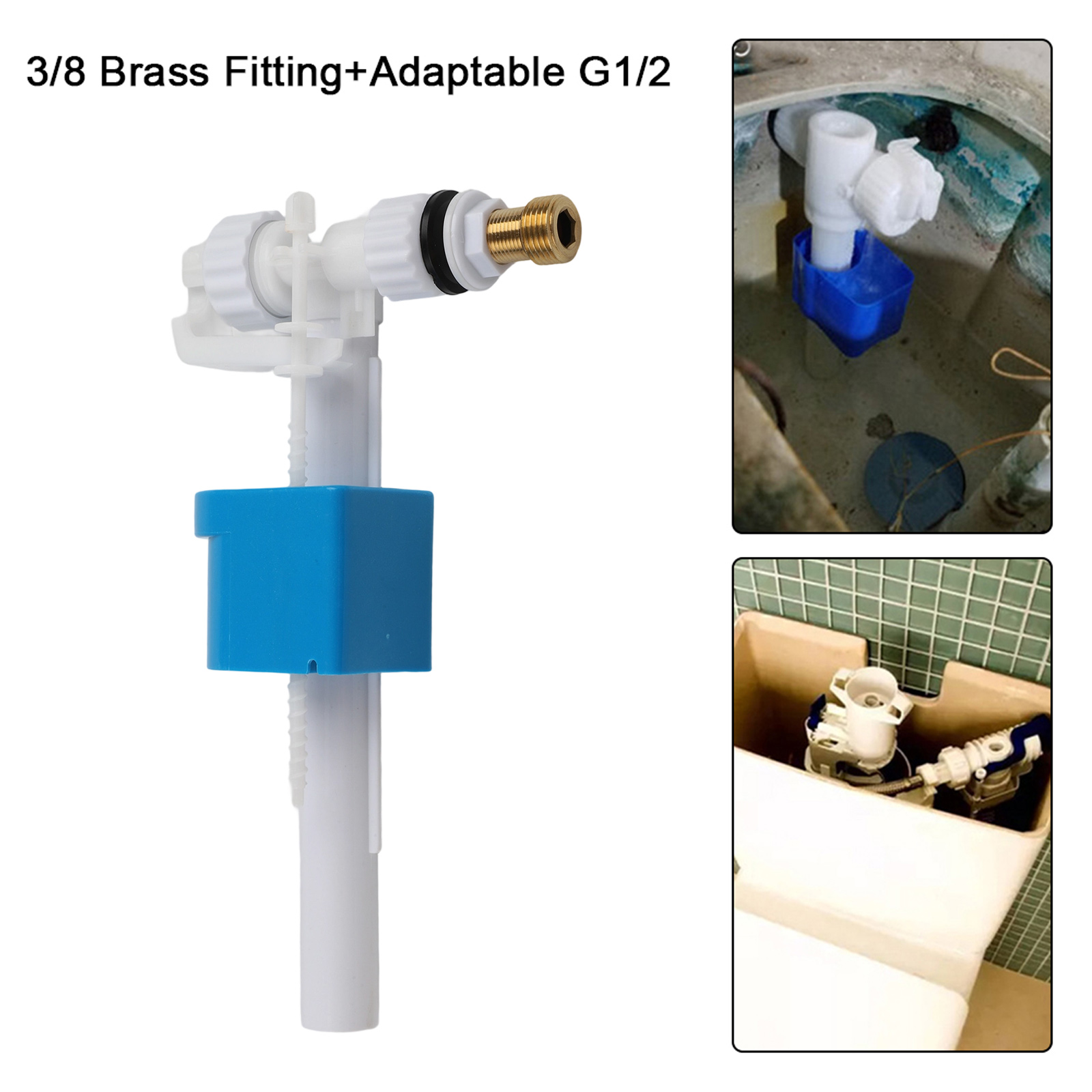 Toilet Fill Valve - Toilet Cistern Fill Valve Entry Inlet