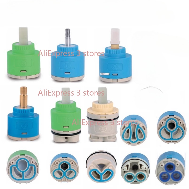 Shower Valve Cartridge - 1PCS 35/40mm Replacement Ceramic Spool Water