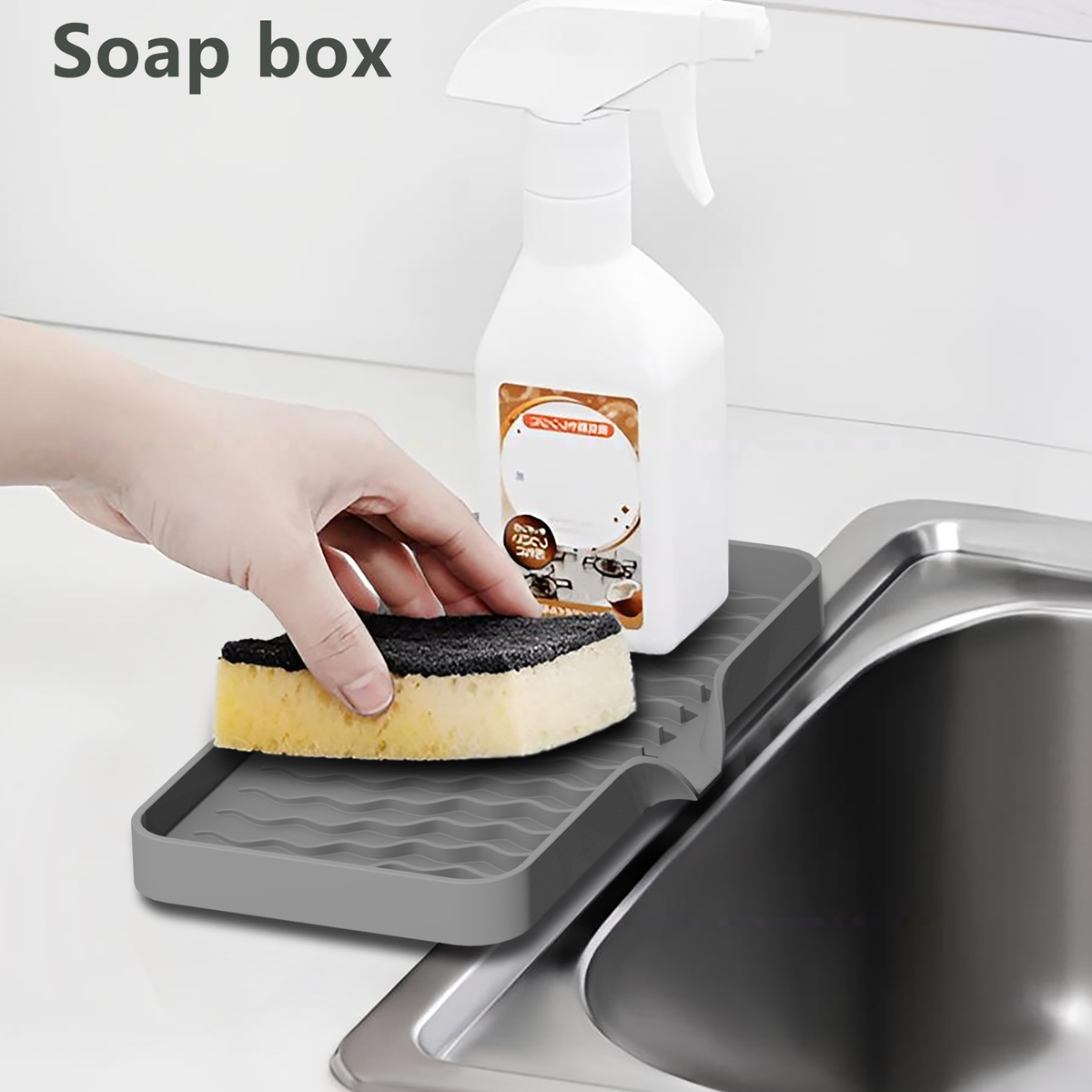Silicone Tap Washer - Silicone Faucet Mat Kitchen Sink Tray
