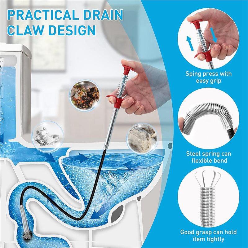 ABNL For Bathtub, Toilet, Kitc - огляд і ціна Drain Snake Flexible