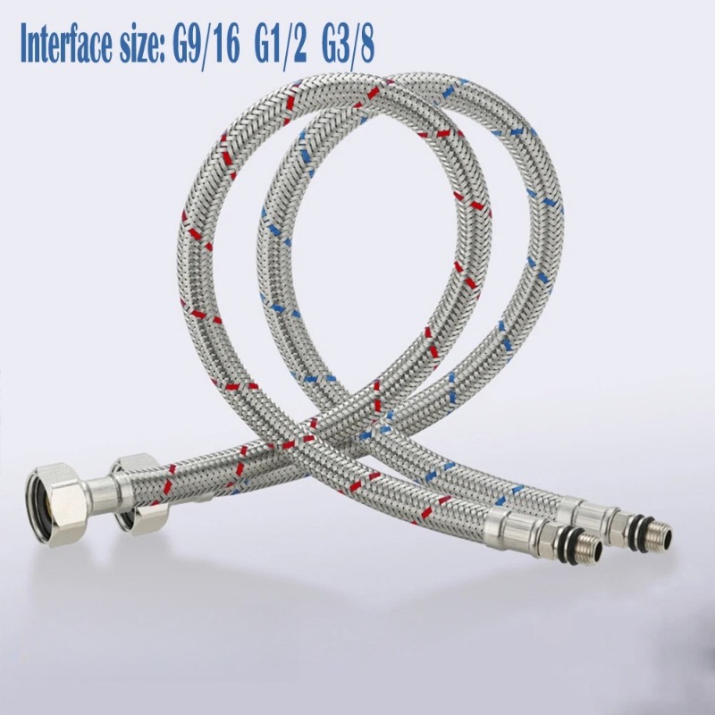 2PCS 60cm Flexible Plumbing Pi - огляд і ціна Flexible Hose Braided