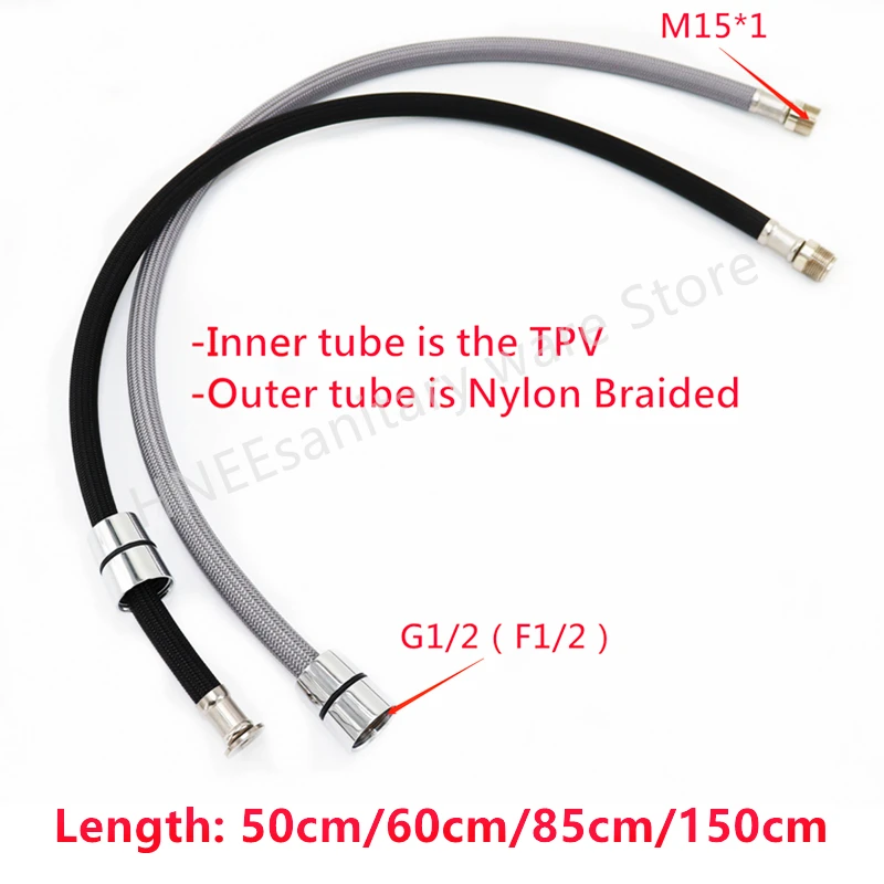50cm/60cm/85cm/150cm F1/2 M15* - огляд і ціна Flexible Hose Braided