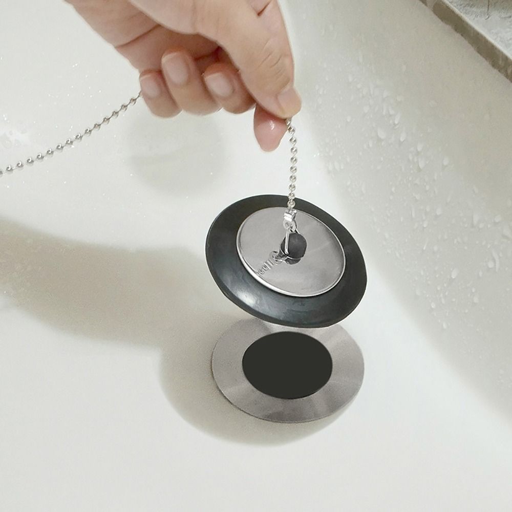 1Pcs Durable Rubber Tub Stoppe - огляд і ціна Drain Pipe Clip