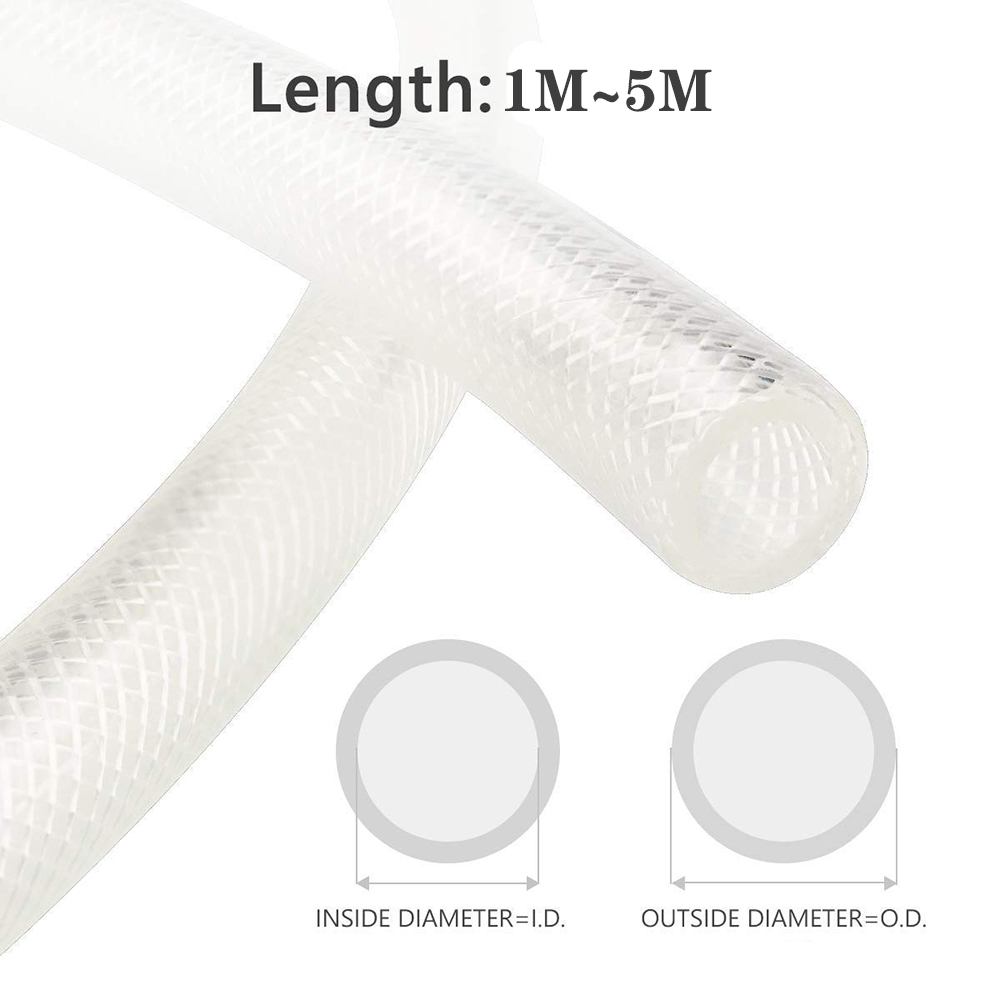 High Pressure Braided Clear PV - огляд і ціна Flexible Hose Braided