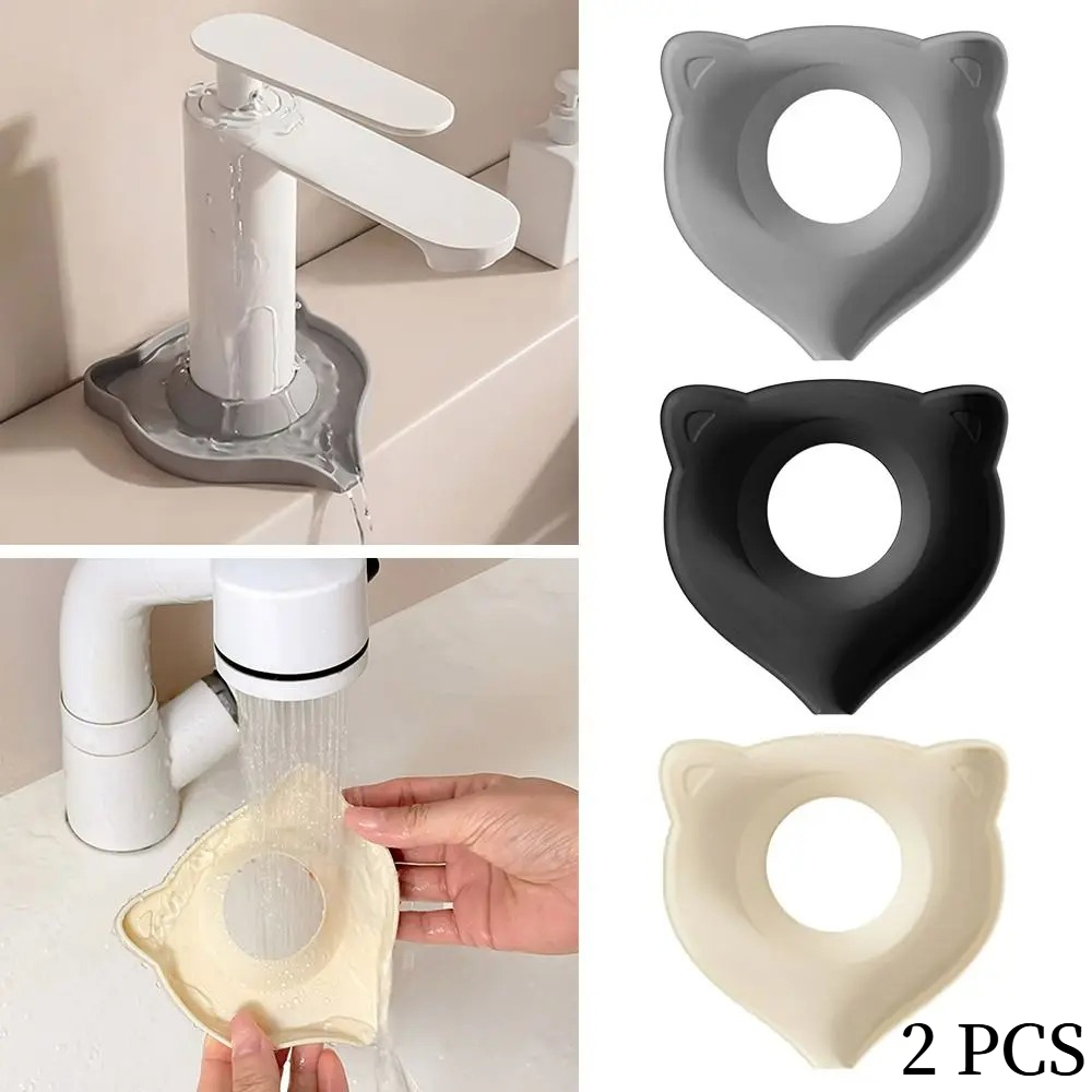 2pcs Creative Cat-Shaped Drain - огляд і ціна Silicone Tap Washer