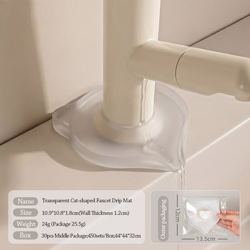 2pcs Creative Cat-Shaped Drain - огляд і ціна Silicone Tap Washer