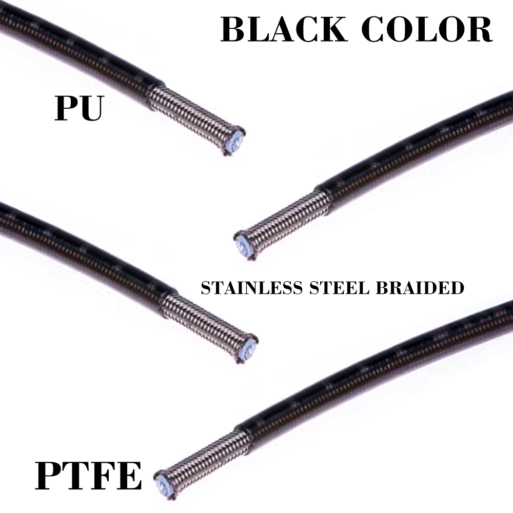 AN3 Motorcycle PTFE Brake Line - огляд і ціна Flexible Hose Braided