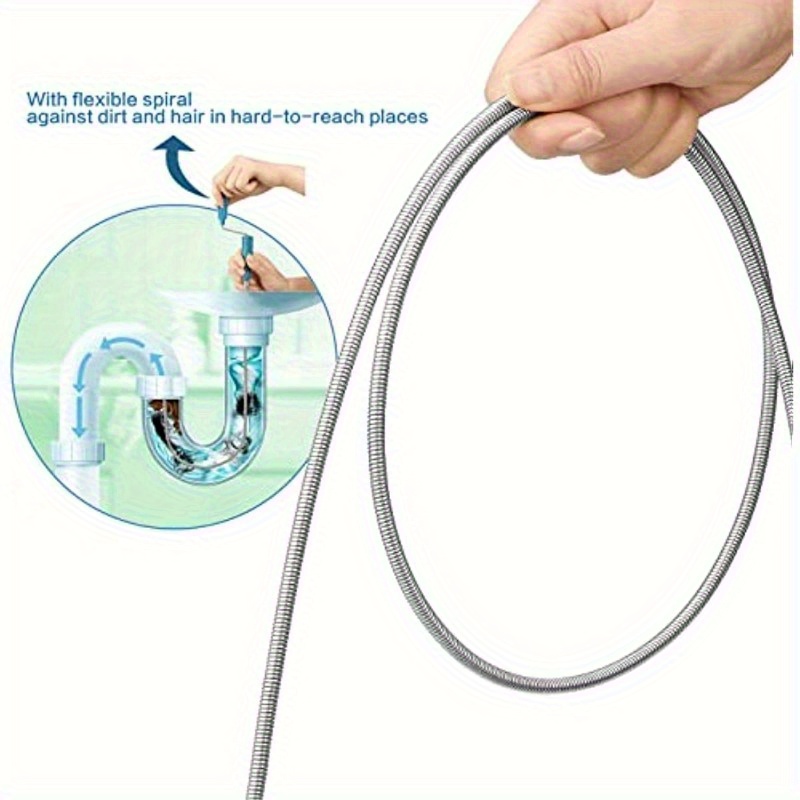Telescopic Handle Flexible Ste - огляд і ціна Drain Snake Flexible
