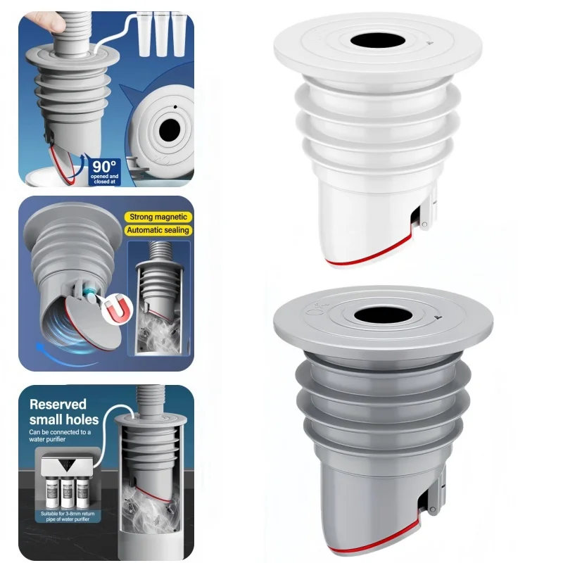 Silicone Sink Stopper Sewer Pi - огляд і ціна Drain Pipe Clip