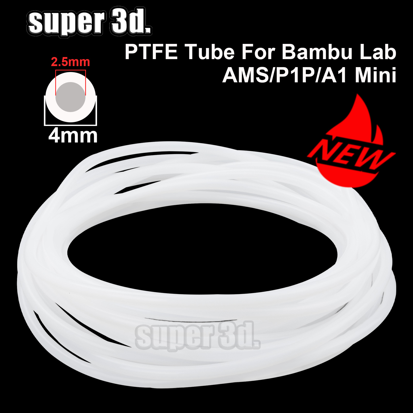 PTFE Tube 3D Printer 2.5mm 4mm - огляд і ціна Ptfe Tape Thread