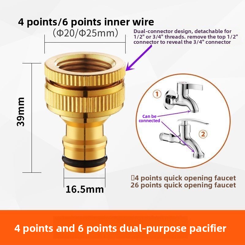 3/4 Inch Brass Threaded Hose F - огляд і ціна Compression Fitting Brass