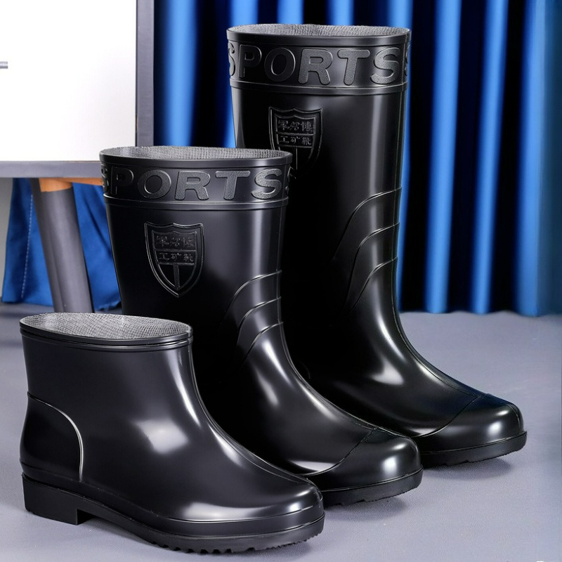 Men's Rain Boots Work High-Tub - огляд і ціна Pipe Bending Spring