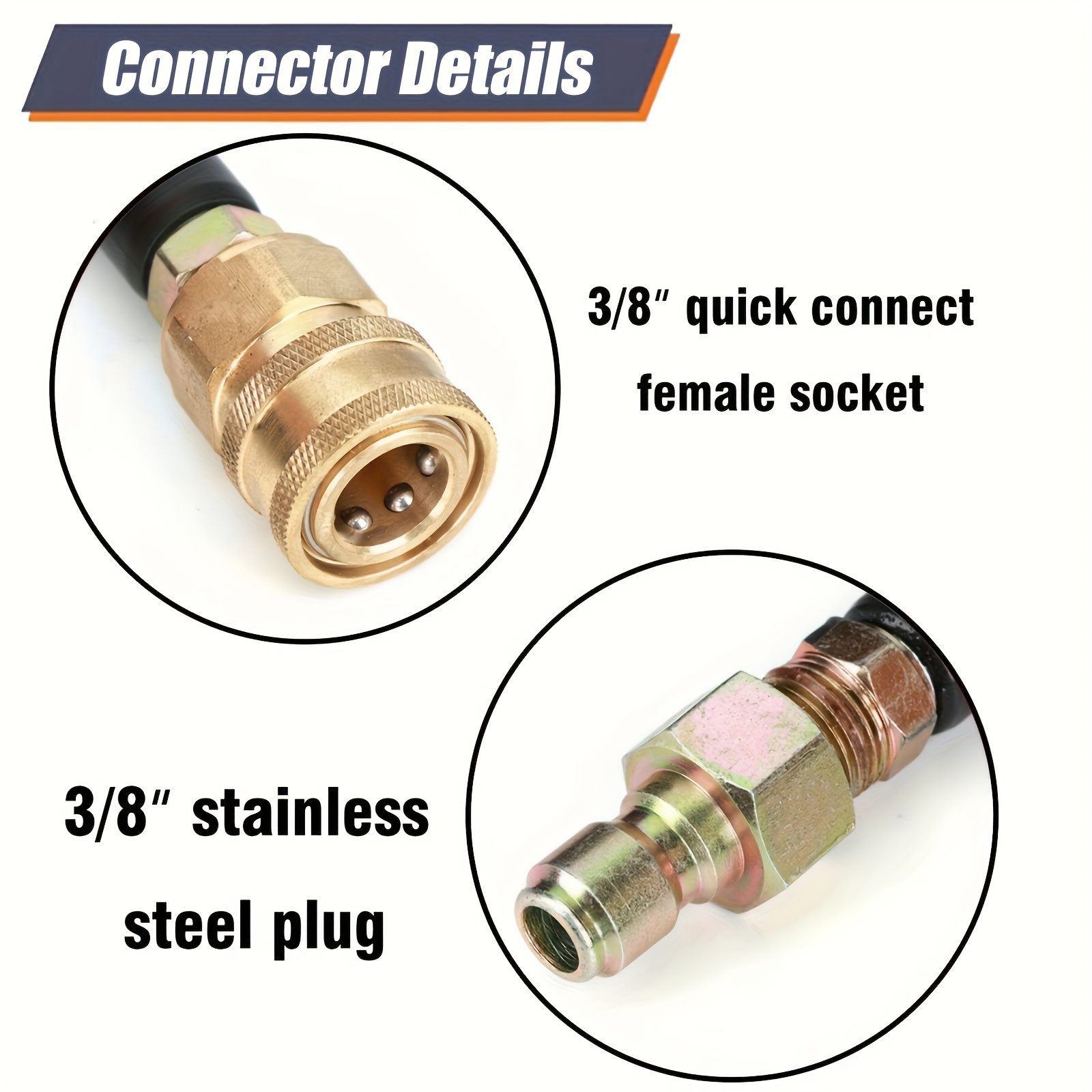 Sewer Jetter Kit,5800PSI 1.45m - огляд і ціна Drain Pipe Clip