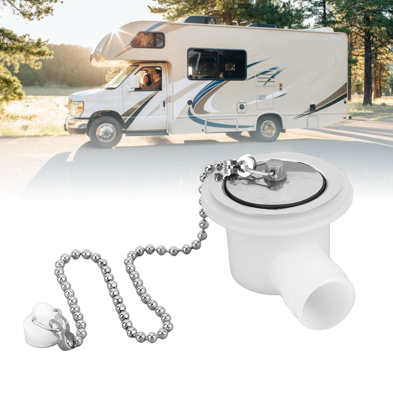 RV Sink Drain Connector Anti C - огляд і ціна Drain Pipe Clip