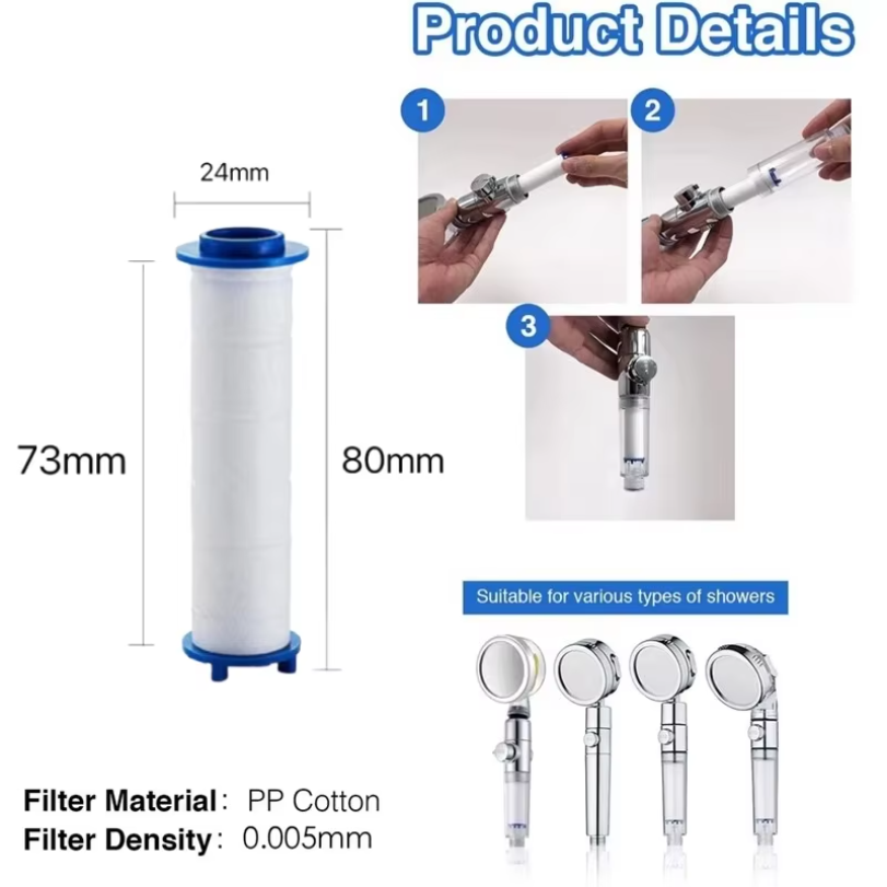 10Pcs Shower Head Replacement  - огляд і ціна Shower Valve Cartridge