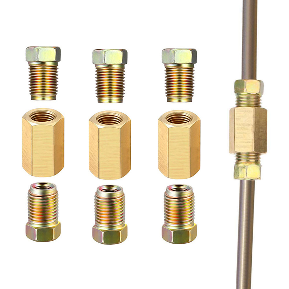 12pcs 3/16 (3/8-24 Inverted) B - огляд і ціна Compression Fitting Brass
