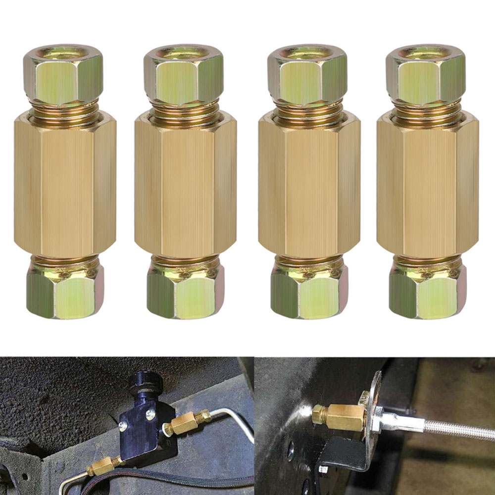 12pcs 3/16 (3/8-24 Inverted) B - огляд і ціна Compression Fitting Brass