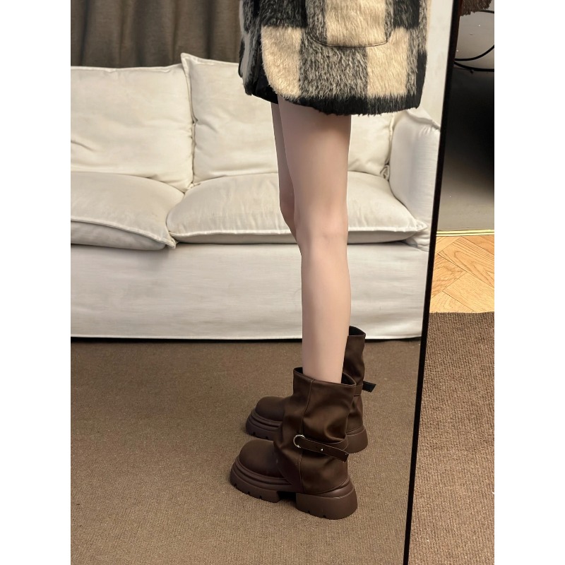 Women's Thick Bottom Boots Bri - огляд і ціна Pipe Bending Spring