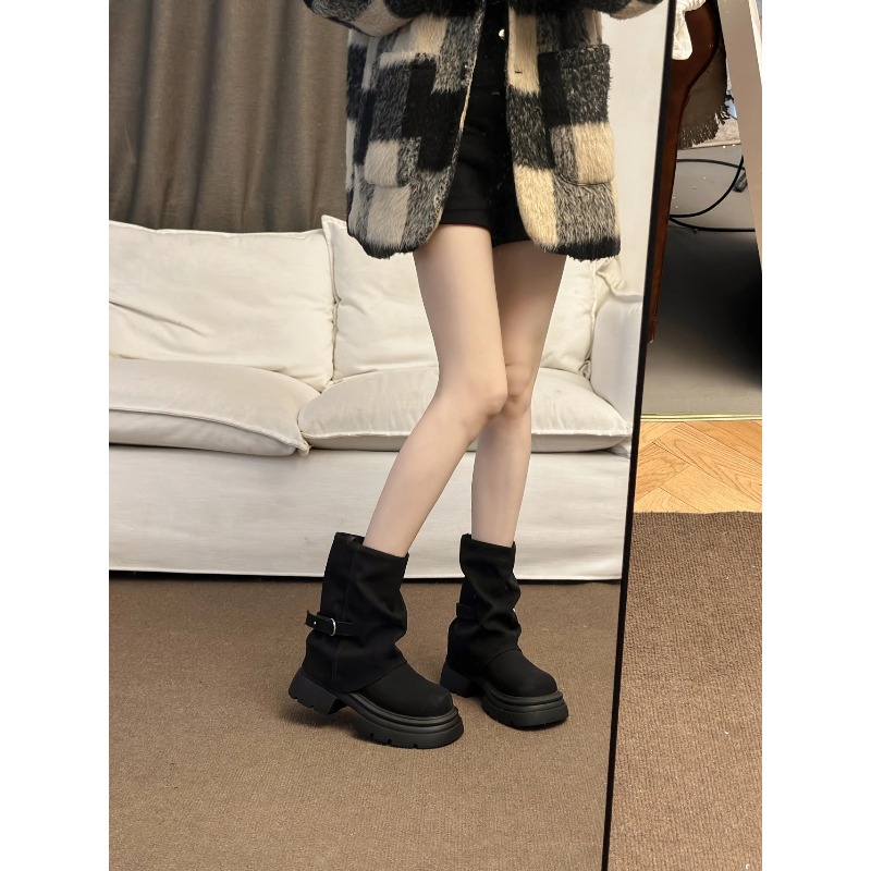 Women's Thick Bottom Boots Bri - огляд і ціна Pipe Bending Spring
