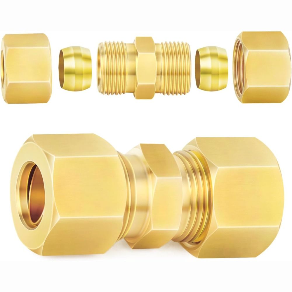 Adapter Brass Brass Compressio - огляд і ціна Compression Fitting Brass