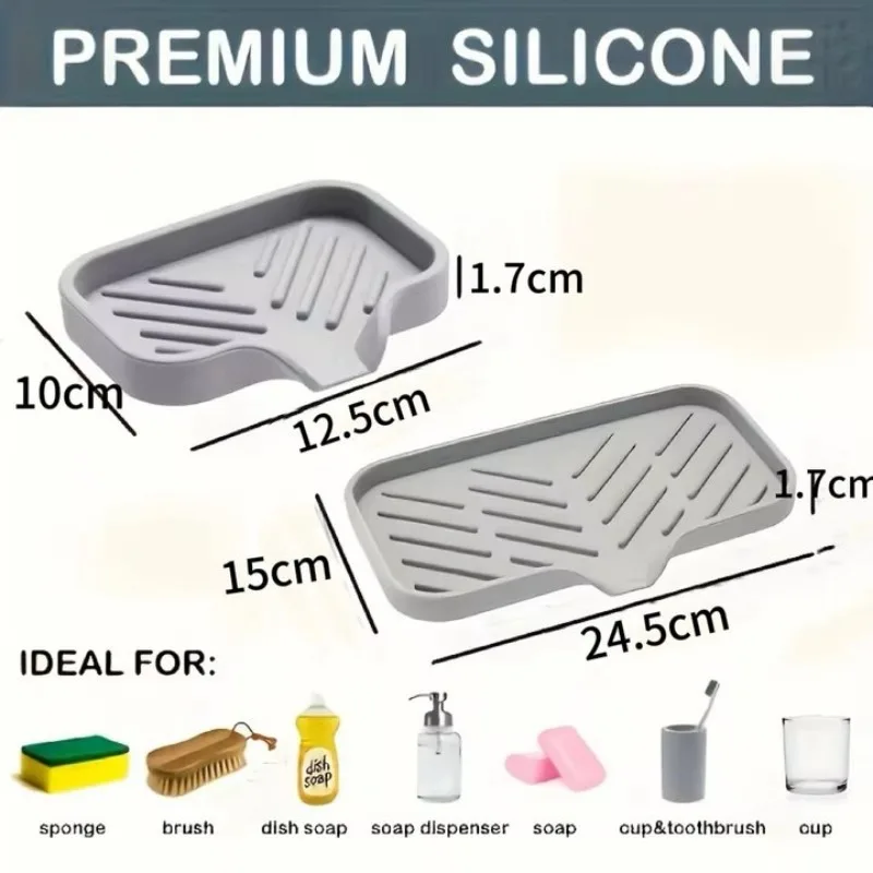Self Draining Soap Bar Holder  - огляд і ціна Silicone Tap Washer
