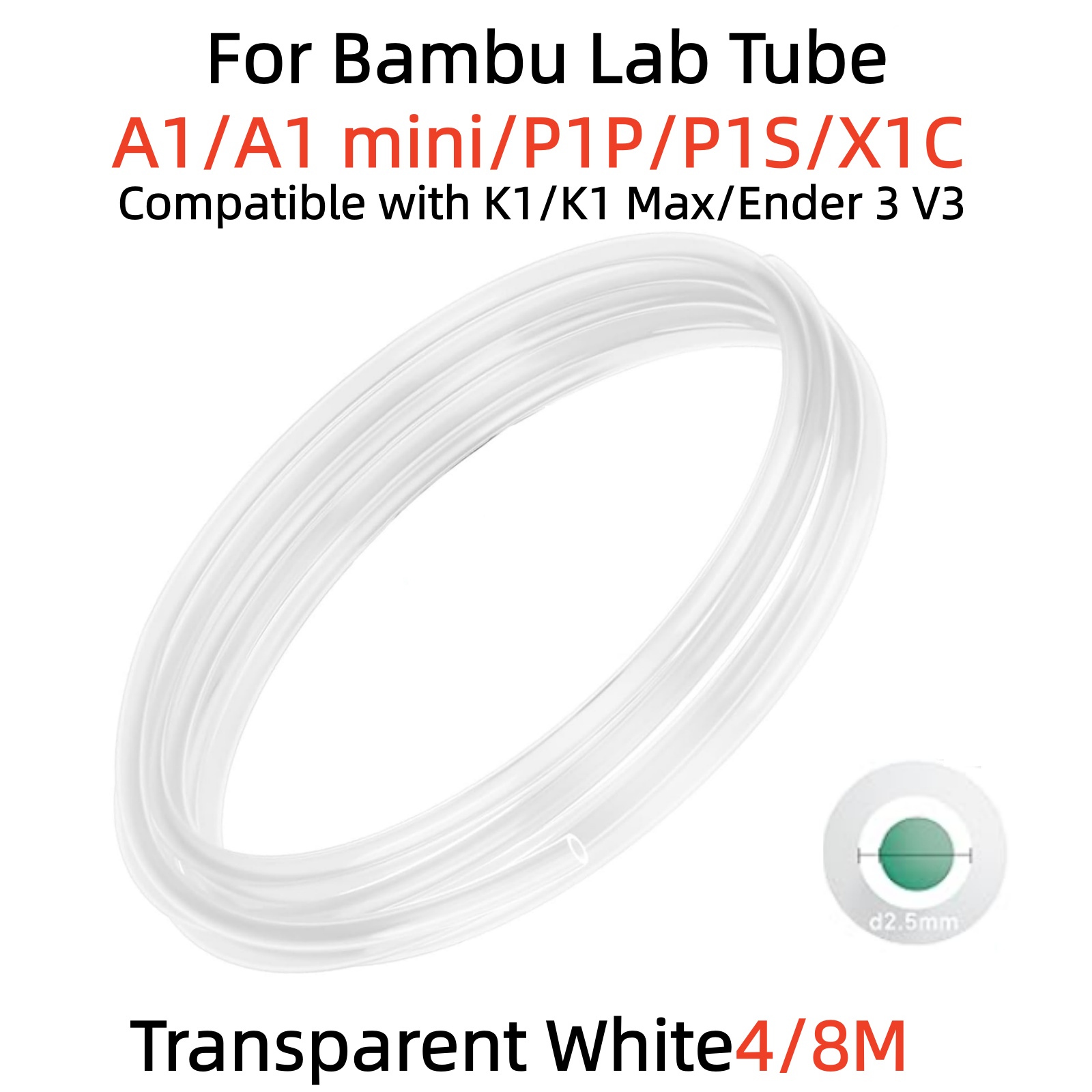 For Bambu Lab Ptfe Tube P1P AM - огляд і ціна Ptfe Tape Thread