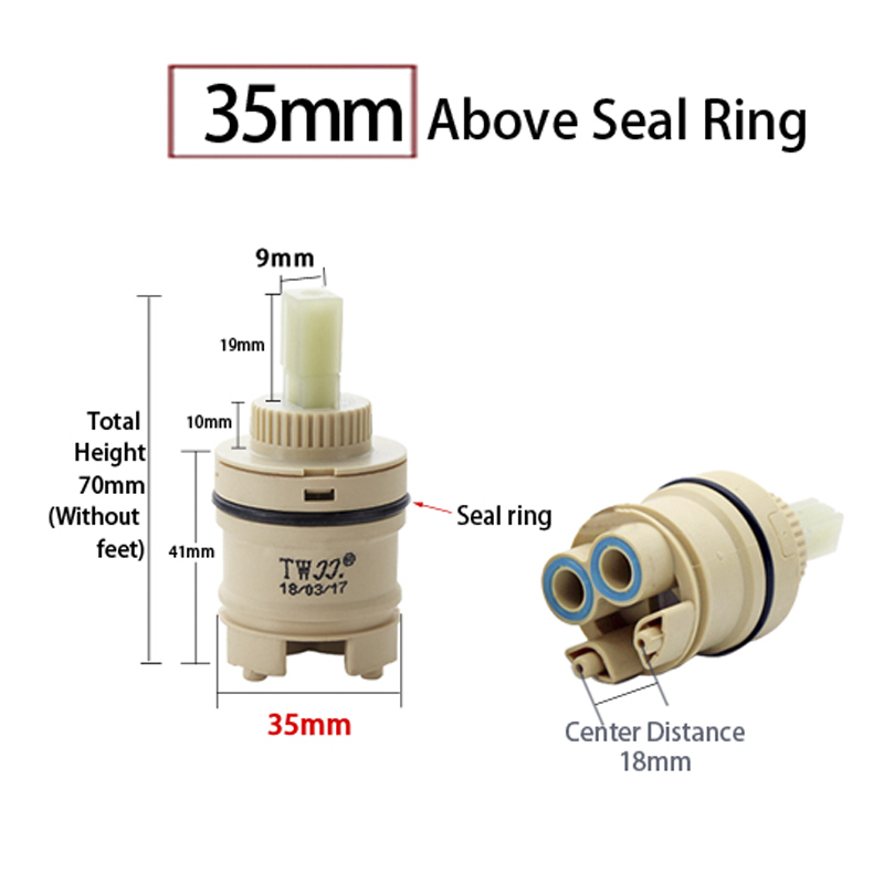 Tap Mixing High spool Valve 35 - огляд і ціна Shower Valve Cartridge